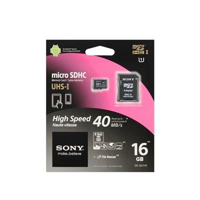 image Sony SR16UYA Carte SD Micro Secure Digital High-Capacity (microSDHC)