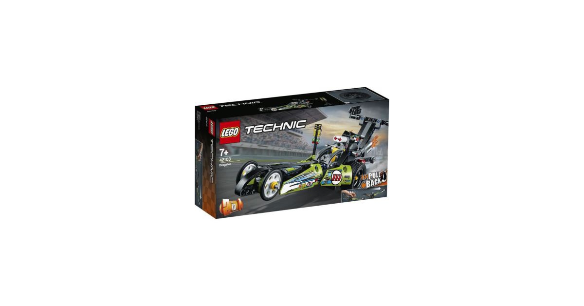 LEGO® Technic 42103 Le dragster, Voiture de Course, Véhicule