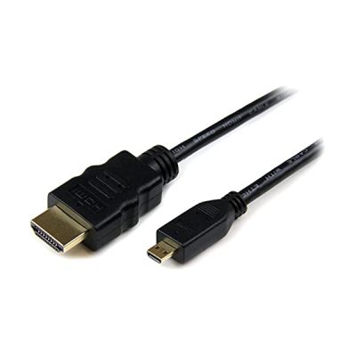 image StarTech Câble HDMI haute vitesse avec Ethernet - HDMI vers HDMI Micro - M/M - 1 m - Noir