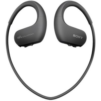 image Sony Walkman NW-WS413 - Lecteur MP3 Intégré à des Ecouteurs - Etanche - 4 Go - Noir