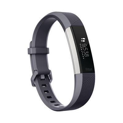 image Fitbit - Alta HR - Bracelet d’activité forme au quotidien : jusqu’à 7 jours d’autonomie - Bleu - Taille: L