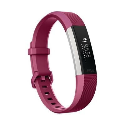 image Fitbit - Alta HR - Bracelet d’activité forme au quotidien : jusqu’à 7 jours d’autonomie - Rose (Fuchsia) - Taille: L