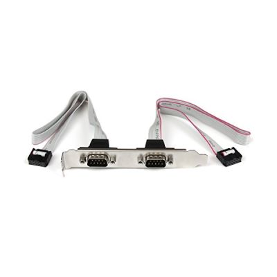 image STARTECH Support de port série DB9 16 pouces à 2 ports vers en-tête 10 broches