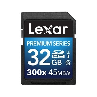 image Carte mémoire SD Lexar Premium Series 300x SDHC 32 Go