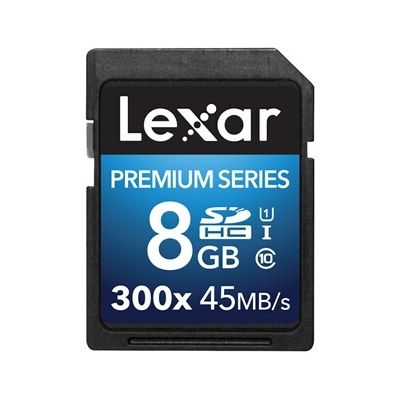 image Carte mémoire SD Lexar PREMIUM SERIES SDHC 8 Go