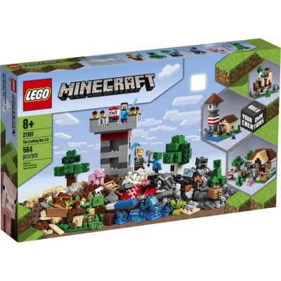 image LEGO La boîte de Construction 3.0 Minecraft Jeux, 21161, Multicolore