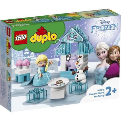 image LEGO DUPLO Frozen II, Le goûter d'Elsa et Olaf, Grand ensemble de briques avec cupcakes et théière pour tout-petits de 2 ans et plus, 94 pièces,10920