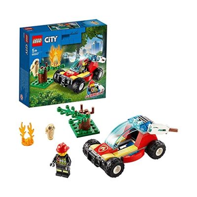 image LEGO City, Le feu de forêt avec figurine de pompier, 209 pièces, 60247