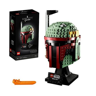 LEGO Star Wars Le casque de Boba Fett, jeu de construction, Modèle à construire et collectionner, 625 pièces, 75277