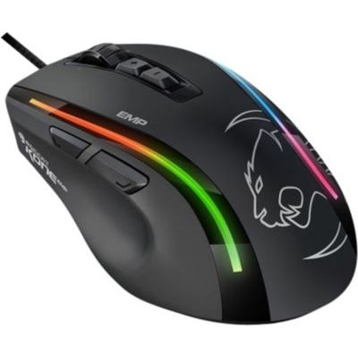 image Roccat Kone EMP Souris gaming RGB haute performance (Capteur optique Owl-Eye, 12000 dpi) Noir