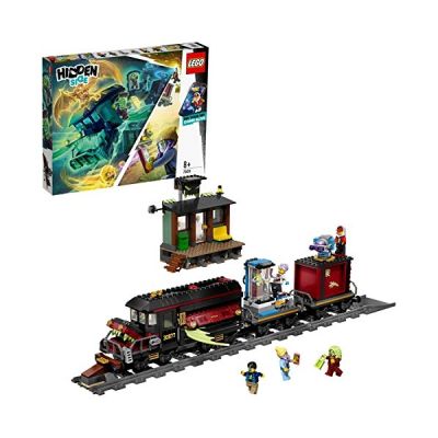 LEGO-Hidden Side Le train-fantôme Jeu de Construction Interactif de Chasse Aux Fantômes Réalité Augmentée pour iPhone Android , 698 Pièces 70424