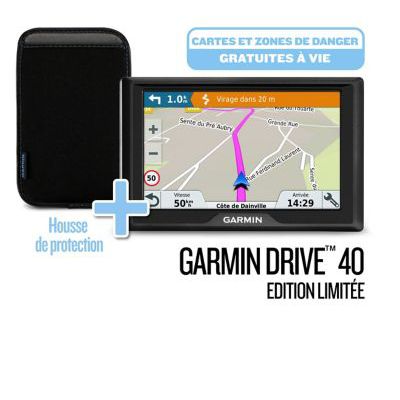 image GPS Garmin Drive 40 SE LM + housse + ZDD à vie