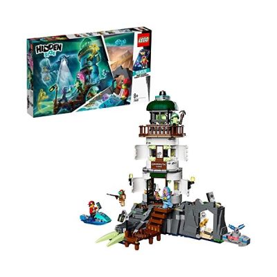 image LEGO Hidden Side, Le phare des ténèbres, Appli AR Games, Set de jeu de réalité augmentée multijoueur interactif pour iPhone/Android, 121 pièces, 70431