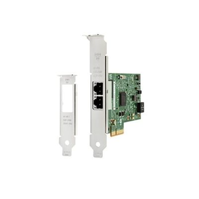 HP Intel I350-T2 - Adaptateur réseau - PCIe 2.1 x4 Profil Bas - Gigabit Ethernet x 2 - pour Workstation Z1 G5 Entry, Z2 G4, Z4 G4, Z440, Z6 G4, Z8 G4