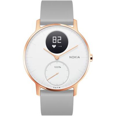 image Withings Steel HR - Montre Connectée Hybride - Suivi d'Activité, GPS Connecté, Suivi de Fréquence Cardiaque, Suivi du Sommeil, Notifications Smartphone, Résistance à l'Eau et Autonomie 25 Jours