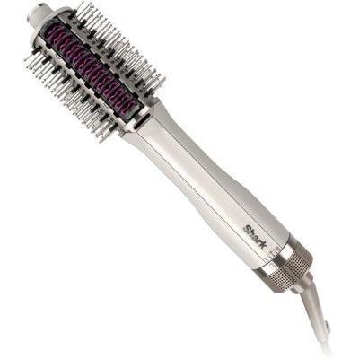 image Shark SmoothStyle Peigne et brosse chauffants, Modes Cheveux Secs et Cheveux Mouillés, Brosse lissante air chaud 3 températures, Volume et douceur, Tous types de cheveux, Soie HT202EU