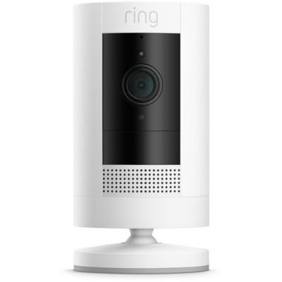 image Caméra de surveillance RING Wifi Stick Up Cam blanche