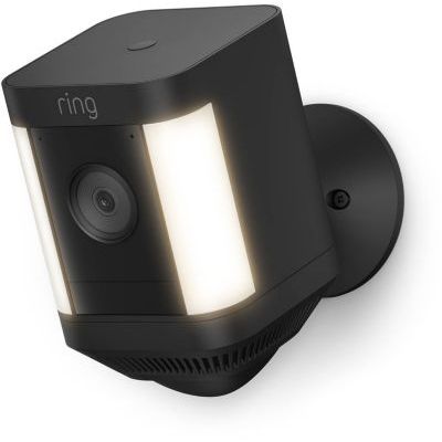 image Ring Caméra Spotlight Plus filaire (Spotlight Cam Plus Wired)| Caméra de surveillance extérieure wifi, 1080p vidéo HD, audio bidirectionnel, projecteurs LED | Essai Ring Home gratuit 30 j.