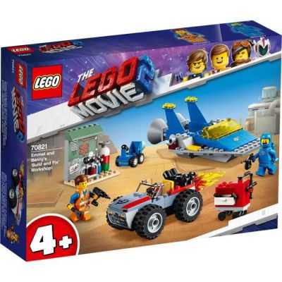 image LEGO Movie L'atelier « Construire et réparer » d'Emmet et Benny ! Jeu de construction, 117 Pièces  70821