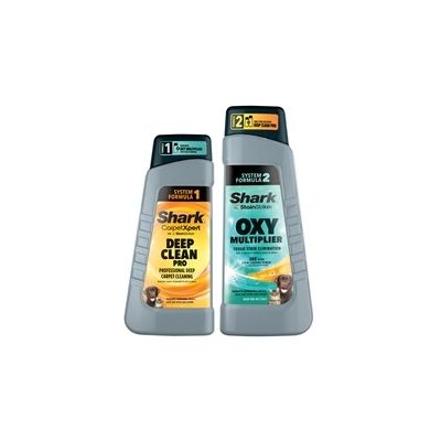 image Shark StainStriker kit de solutions de nettoyage, recharge StainStriker Oxy Multiplier 946 ml et recharge CarpetXpert Deep Clean Pro 473 ml, pour utilisation avec la série Shark PX200, XSKBSBND200EUT