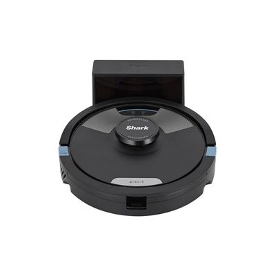 image Shark Matrix Plus 2-en-1 Robot aspirateur-balai avec cartographie LiDAR, nettoyage matriciel pour moquette, sols durs et poils, auto-chargement, anti-allergène, WiFi/App/Alexa, noir, RV2620WDEU