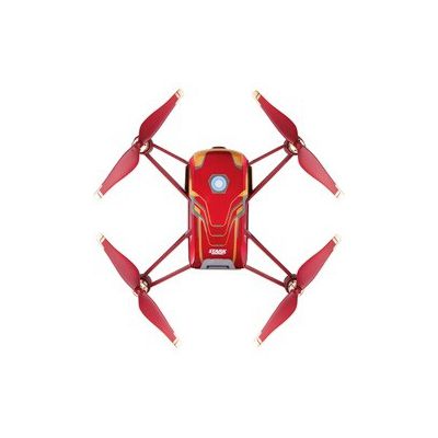 image DJI Tello Iron Man Edition Mini Drone idéal pour les Courtes Vidéos avec EZ-Shots, Lunettes VR et Compatibilité avec les Contrôleurs de Jeu, Transmission HD 720p et Portée de 100 Mètres