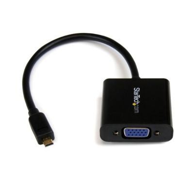 StarTech - Adaptateur Micro HDMI vers VGA pour Ultrabook/smartphone/tablette - Convertisseur Micro HDMI vers VGA - 1920 x 1080 -