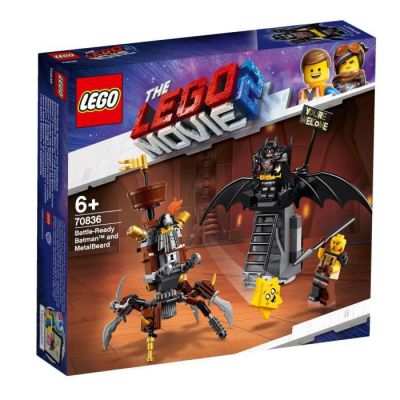 image LEGO Movie Batman en armure de combat et Barbe d'Acier Jeu de construction, 168 Pièces  70836