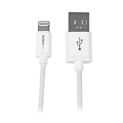 image STARTECH Câble Apple Lightning & trade vers USB - 15 cm - Blanc