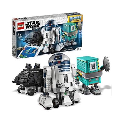 LEGO Star Wars - Boost Commandant des Droïdes - Jeu de Construction pour enfants 8 Ans et plus avec 3 robots contrôlés par application, inclus R2-D2, 1177 Pièces à Construire