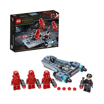 LEGO Star Wars, Coffret de bataille Sith Troopers avec speeder, Collection du film L'Ascension de Skywalker, 124 pièces, 75266