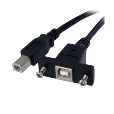 STARTECH Câble USB Montage sur Panneau B Femelle vers B Mâle - 91 cm