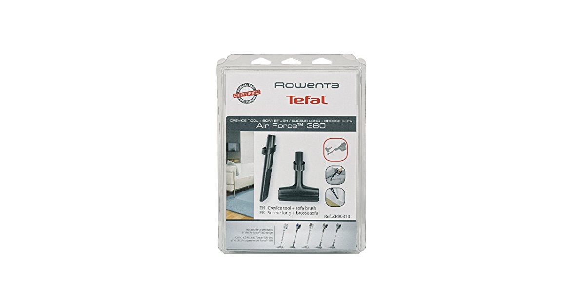 Spazzola Elettrica Tefal Zr903201 Mini – Rimuove Peli E Polvere Da Tessuti E Auto - 3