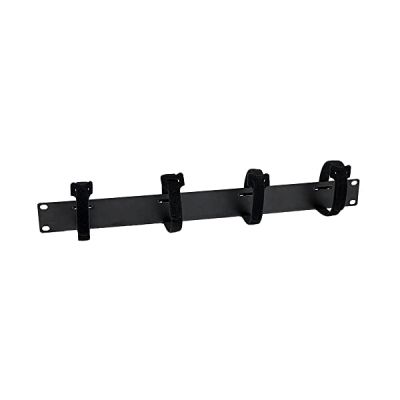 STARTECH Panneau de gestion de câbles horizontal pour rack de serveur 1U - Guide pour câbles avec 4 boucles auto-agrippantes