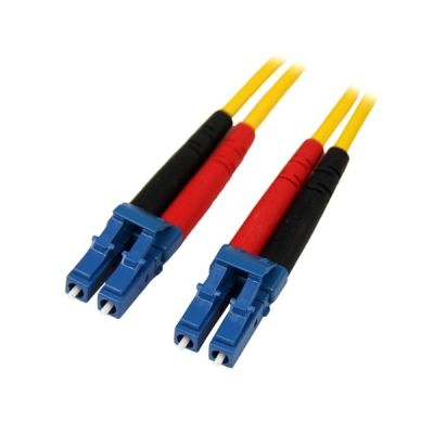 image STARTECH Câble Réseau Fibre Optique LC vers LC Mâle / Mâle - Duplex Monomode 9/125 LSZH - Jaune - 4 m
