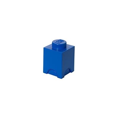 image Room Copenhagen 40011731 Brique de rangement empilable 1, Plastique, Bleu, 12,5 cm