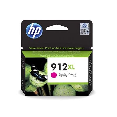 image HP 912XL Cartouche d'encre Magenta authentique grande capacité (3YL82AE) pour imprimantes tout-en-un HP OfficeJet Pro 8022/ 8023/ 8024/ 8025