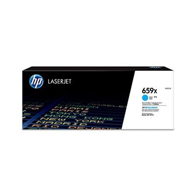 HP 659X Toner Cyan LaserJet Grande Capacité Authentique, pour HP Color LaserJet Enterprise M856/M776 (W2011X)