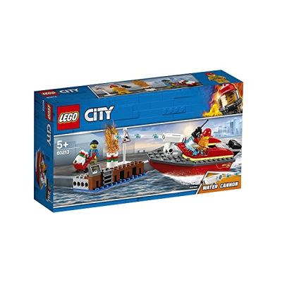 image LEGO City - L’incendie sur le quai - 60213 - Jeu de construction