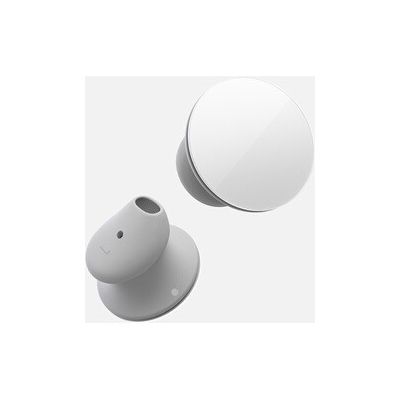 image Microsoft Surface Earbuds, Écouteurs sans Fil Bluetooth avec Boitier de Recharge, Blanc Glacier