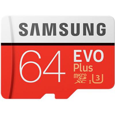 image SAMSUNG Evo Plus 2020 mémoire Flash 64 Go MicroSDXC Classe 10 UHS-I