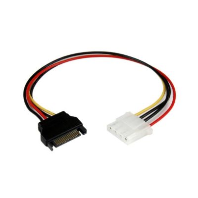 Câble d'alimentation interne LP4 SATA de 30 cm F/M - Câble adaptateur d'alimentation SATA vers Molex de 0,3 m - F/M - LP4SATAFM12