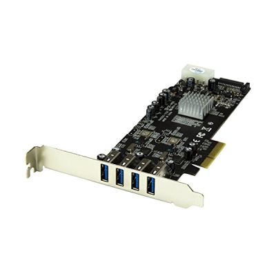 image STARTECH Carte contrôleur PCI Express à 4 ports USB 3.0 avec 2 voies dédiées de 5 Gb/s