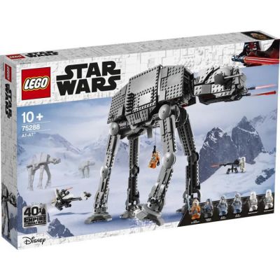 image LEGO Star Wars AT-AT- Jeu de construction d’un superbe marcheur de la bataille de Hoth, incluant le personnage de Luke Skywalker, 1 267 pièces, 75288