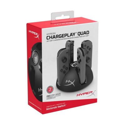 image HyperX HX-CPQD-U Chargeplay Quad - Chargeur pour Joycons Nintendo Switch