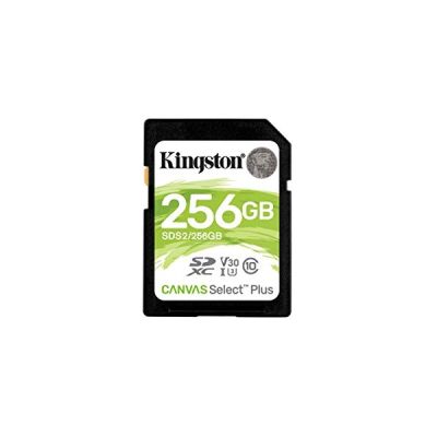 image Kingston SDS2/256GB Canvas Select Plus Carte SD Class 10 UHS-I 256 Go