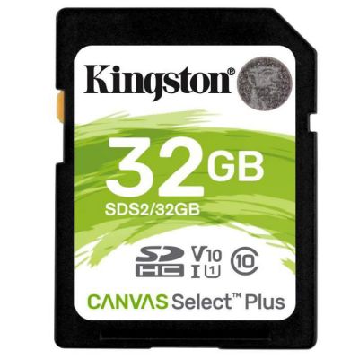 image Kingston SDS2/32GB Canvas Select Plus Carte SD Class 10 UHS-I 32 Go