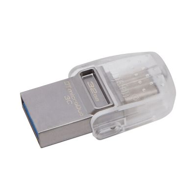 image Kingston DataTraveler MicroDuo 3C DTDUO3C/32GB USB 3.0/3.1 Type-A et Type-C