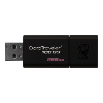 image Kingston DataTraveler 100 G3-DT100G3/256GB USB 3.0 Clé USB , 256 GB, Noir