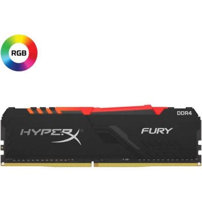 image HyperX Fury HX434C16FB3A/8 Mémoire RAM DIMM DDR4 8GB 3466MHz CL16 1Rx8 RGB